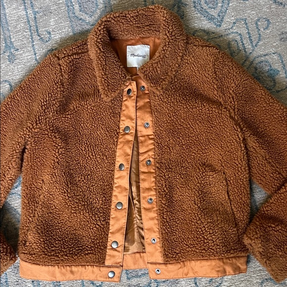 Madewell Tan Sherpa Jacket - Picture 2 of 6